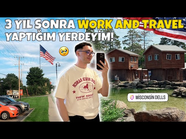 WORK AND TRAVEL VLOG! Back to Wisconsin Dells, Life in America, America Walmart Vlog, Wat 2025!