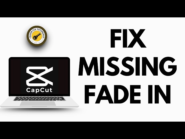 Fix Fade In Missing on CapCut Desktop | Animation Effect Not Showing 2026