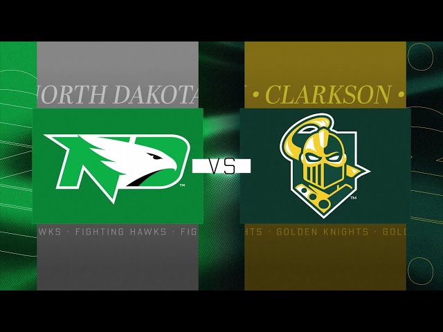 UND Hockey | Highlights at Clarkson | 10.25.25