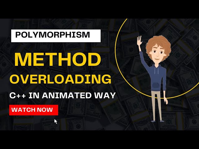 Method Overloading In CPP - Polymorphism in animated way