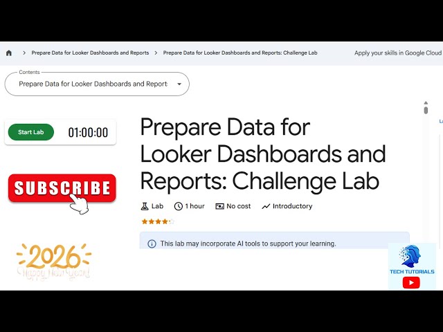 Prepare Data for Looker Dashboards and Reports