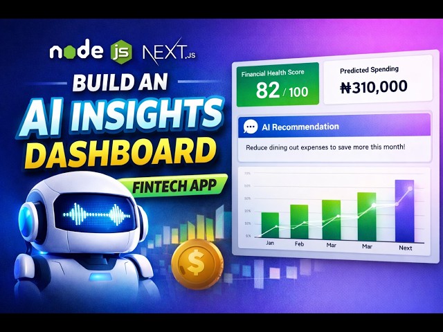 Day 11 - Day 30: Build an AI Insights Dashboard for a Fintech App  Next js, Node js & OpenAI