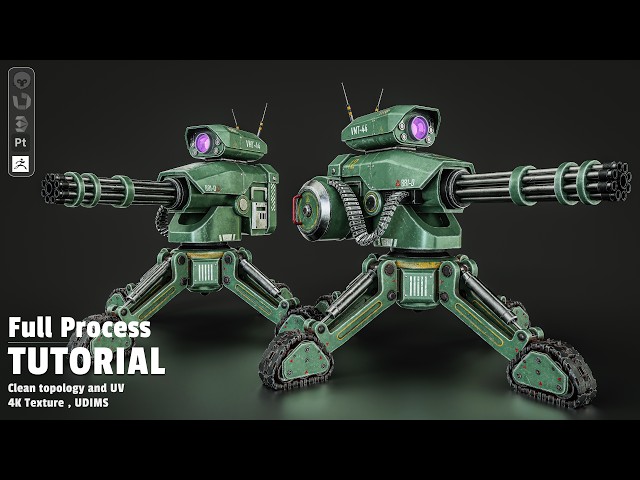 Sci-Fi Combat Robot Tutorial - Teaser & Course Overview