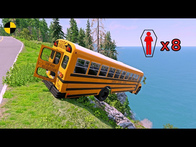 Realistic High-Speed Car Crashes in BeamNG.drive #150 | Ultra Detailed Crash Compilation