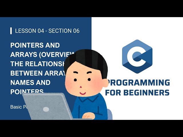 Pointers and Arrays (Overview): The relationship between array names and pointers - L4 - S6