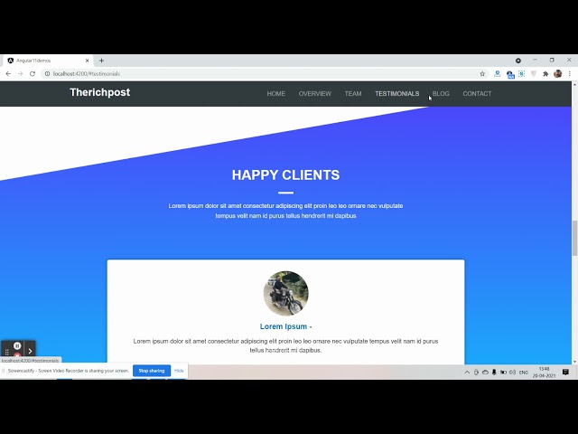 Make Website in Angular 11 is Very Easy