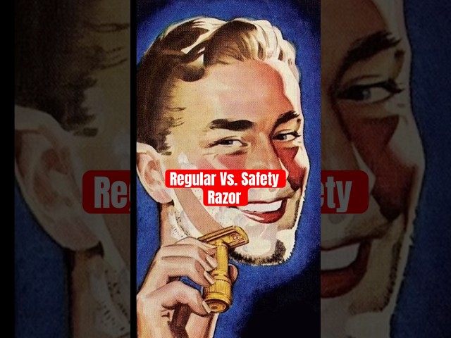 Regular Vs. Safety Razor 🪒 #shaving