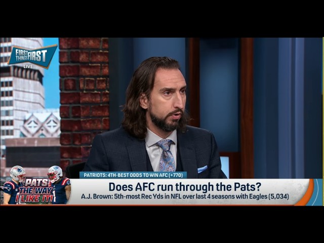 New England Patriots Will RUN THE AFC With AJ Brown? 👀 Nick Wright REACTS | FIRST THINGS FIRST | NFL