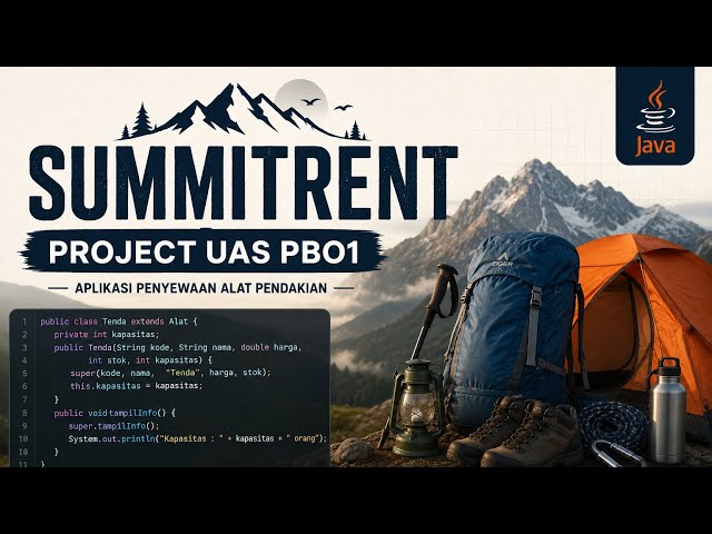PROJECT UAS Pemrograman Berbasis Objek 1