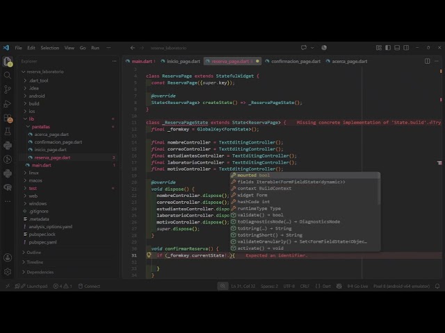 Rutas y formulario con Flutter y Dart, parte 3
