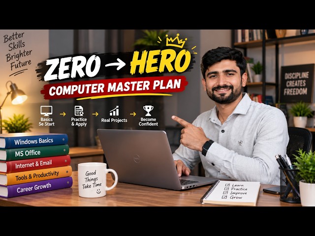 Computer Zero to Hero 🚀 | Complete Masterclass for Beginners | Sarthi Digital Learning