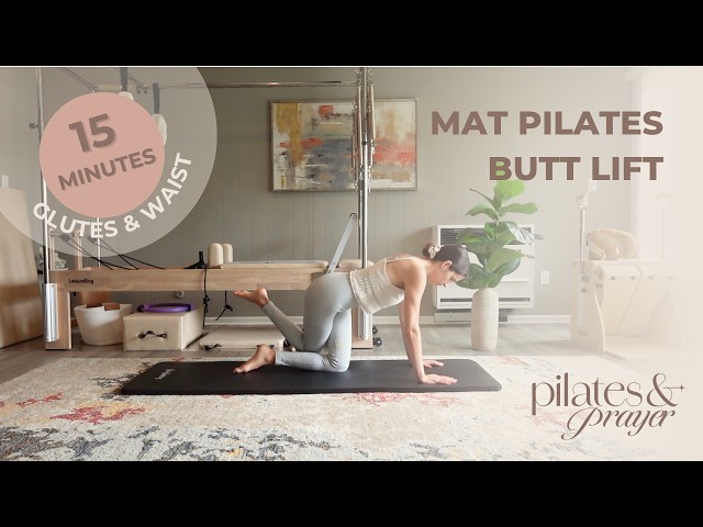 15MIN BUTT & WAIST PILATES CLASS // SLOW BURN