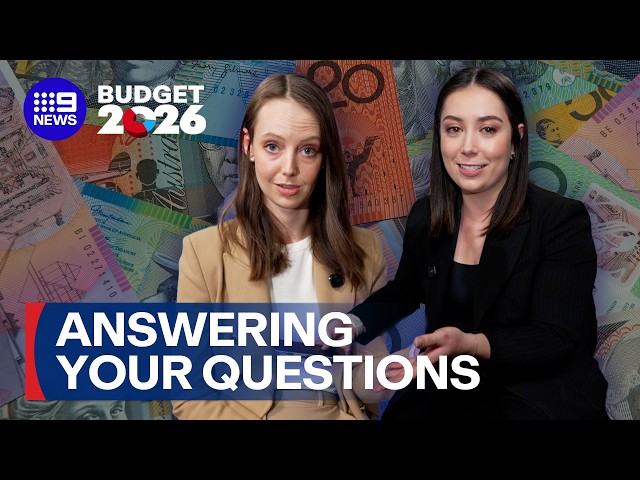 Negative gearing, trusts and EVs: Your Budget questions answered | 9 News Australia
