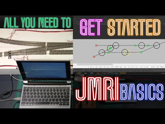 JMRI: Layout Editor, Interlocking, Routes, Roster and Throttles