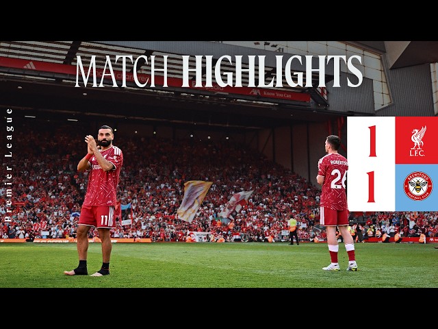 Highlights: Liverpool 1-1 Brentford | Salah sets up Jones on emotional final day
