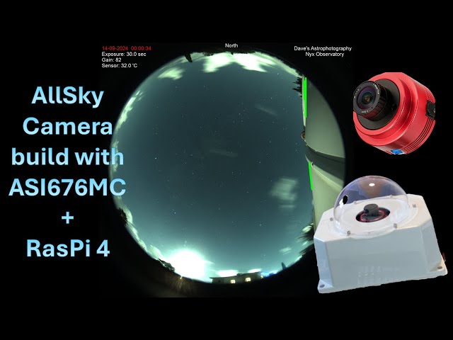 AllSky Camera using the ASI676MC camera and RaspberryPi 4