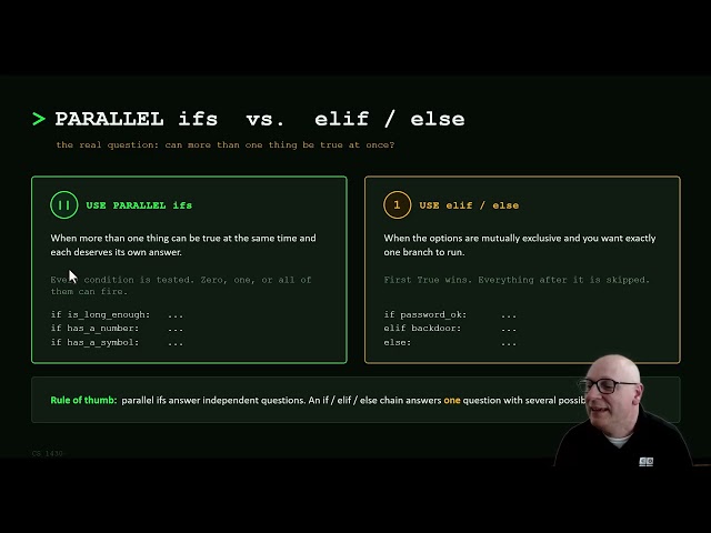 if else elif - Password Program