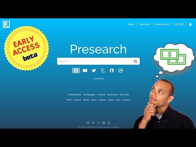 Earn Money while Searching Online with Presearch