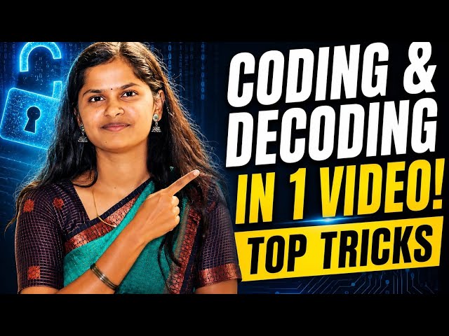 Coding and Decoding Reasoning Tricks | Top 25 Questions & Concepts for KSET @Studystudioacademy 