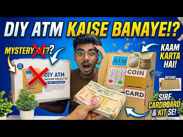 How to make DIY ATM Machines | School Science Project | #scienceproject #howtomake #diy