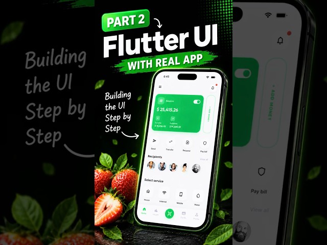 Sending Money UI in Flutter 🔥 (ASMR Coding Part 2/3)