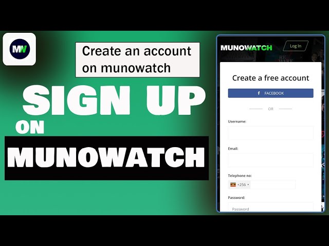 HOW TO SIGN UP/REGISTER ON MUNOWATCH|VJ JUNIOR|VJ JINGO|OMUTAKA ICE P|VJ MARK