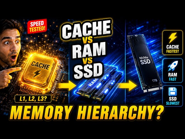 How Computer Memory Actually Works: Cache, RAM & SSD Explained #computermemory #RAM #CacheMemory