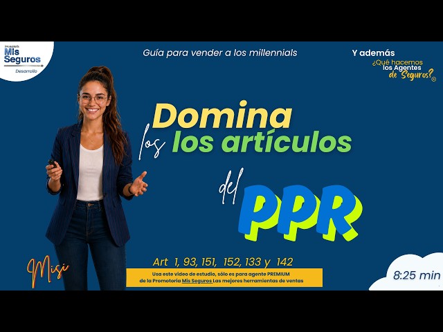 Aprende y comprende los artículos del PPR.
