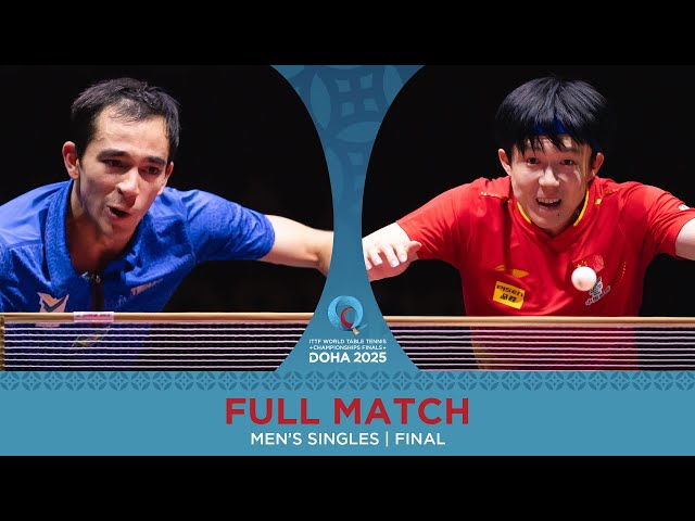 FULL MATCH | Hugo Calderano vs Wang Chuqin | MS FINAL | #ITTFWorlds2025
