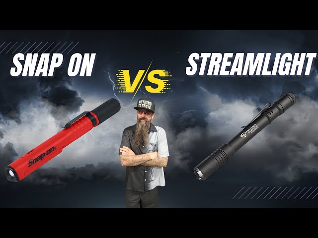 Pen Light Review Snap On vs Streamlight
