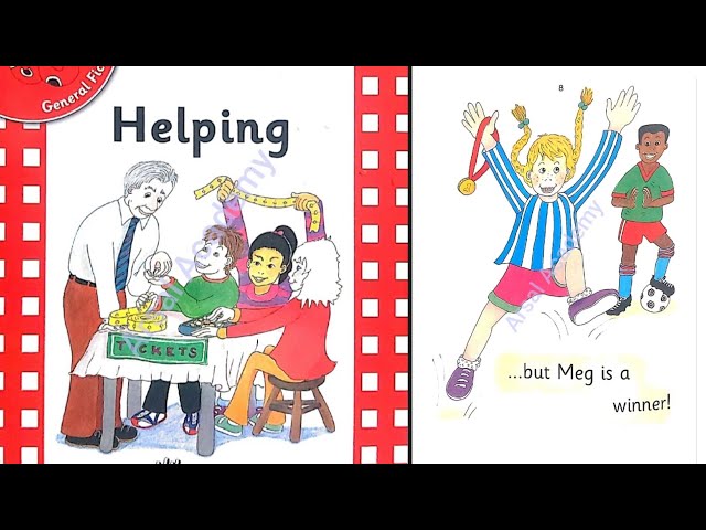 Helping! A Reader by Jolly Phonics | Learn English through story books