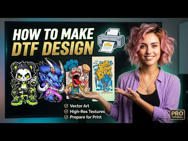 How to Make High-Quality DTF T-Shirt Artwork