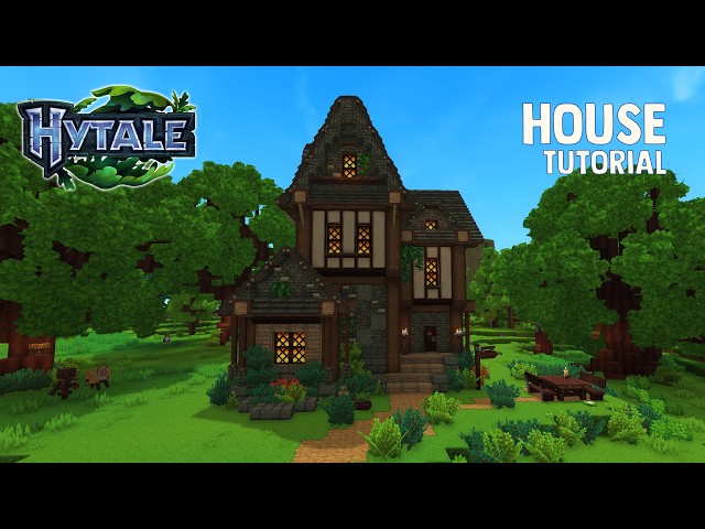 How to Build a Starter house | Hytale Tutorial