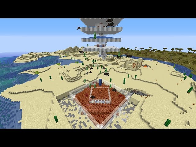 Dispenserless Overworld Mob Farm 1.13.1+ (17,500 drops/h)