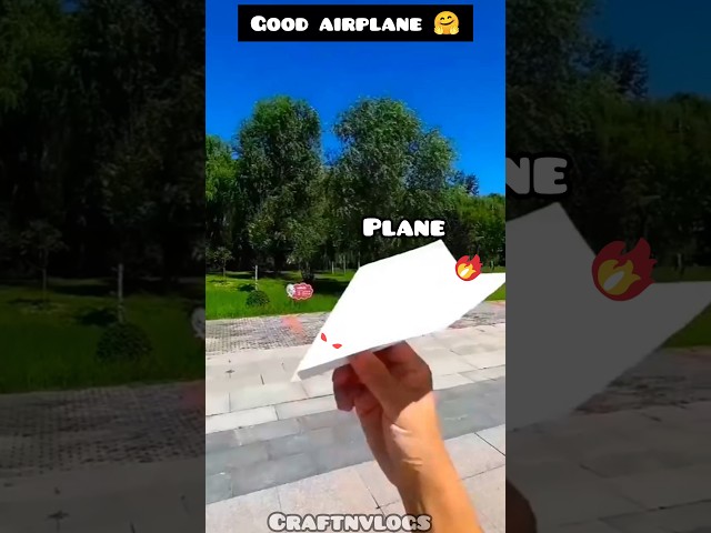 How to Make Easiest Paper Airplane ✈️ || Good 😱 Airplane Tutorial @Craftorgami #shorts #craft #usa