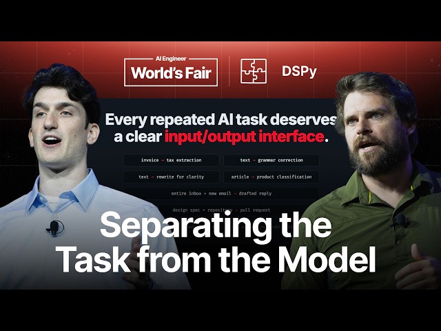 The Unreasonable Effectiveness of Separating the Task from the Model — Maxime Rivest & Isaac Miller