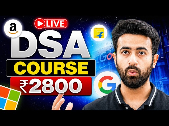 Launching DSA in C++ | Live Course