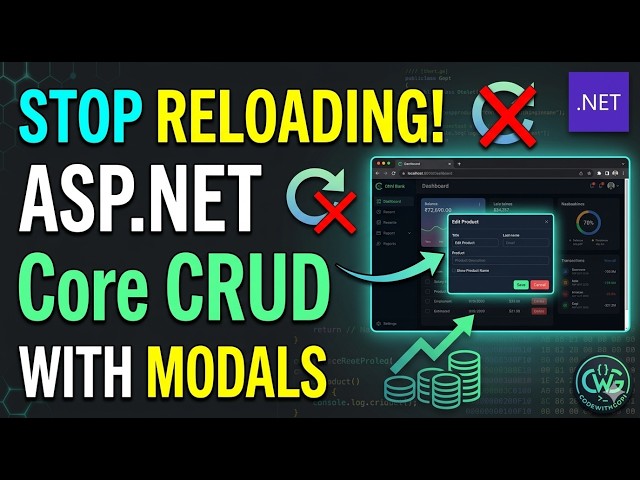 Stop Reloading Pages! ASP.NET Core CRUD with Modals