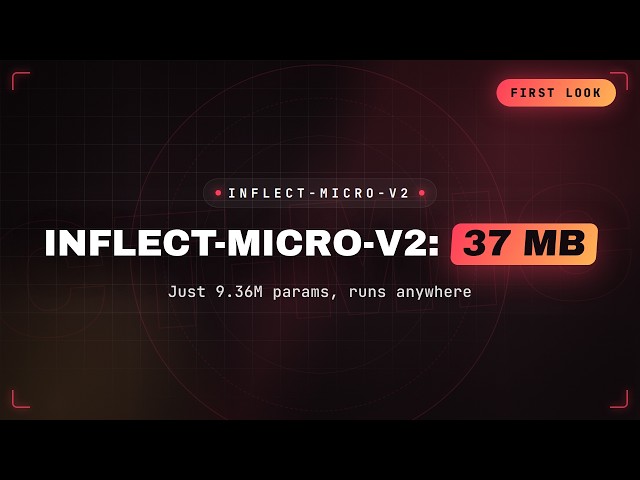 Inflect-Micro-v2: A 37 MB TTS Model That Runs on Any Laptop