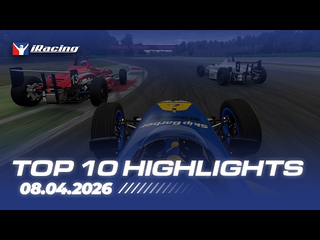 iRacing Top 10 Highlights - August 2026