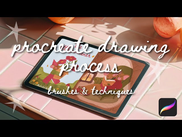 how i use procreate to draw | my digital art process ⁎⁺˳✧༚ brushes & techniques