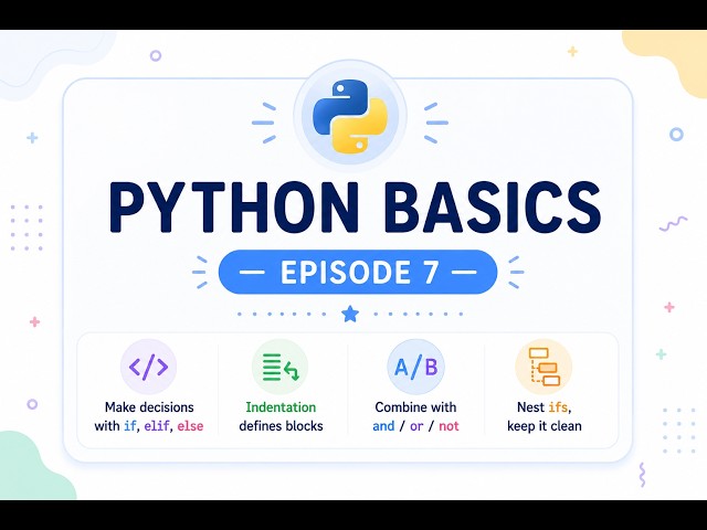 VIDEO 7: "Do It Again 🔁 — Loops (for, while, break, continue)"