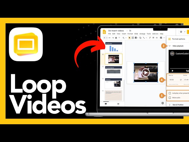 How to Make a Video Loop in Google Slides