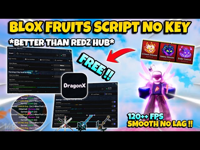 New Blox Fruits Script No Key - Auto Raid, Farm, Mastery, Auto Dungeon, Sea Event, Boss & Many More