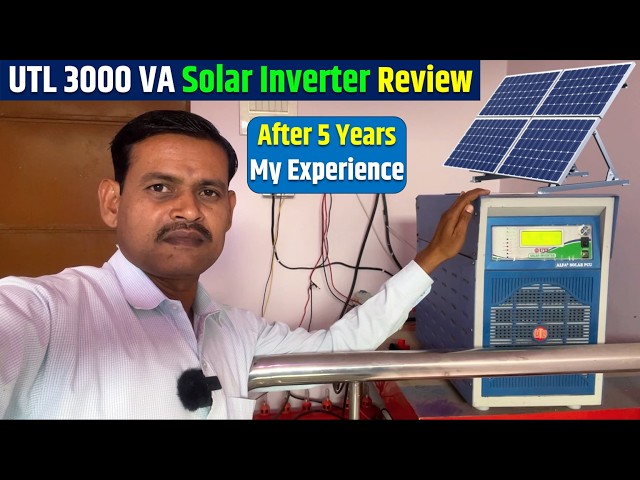 UTL 3KW Off-Grid Solar Inverter Review | 5 Years Real Experience & Performance
