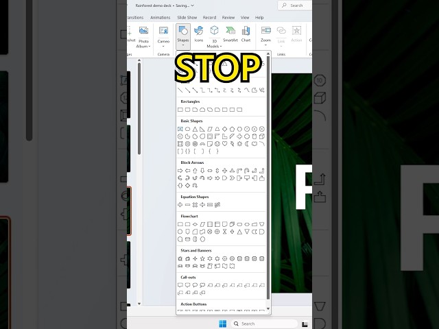 STOP Using Basic Shapes In PowerPoint! ✋⛔