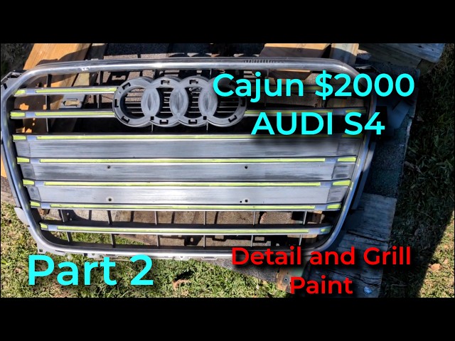 Audi Rebuild Ep2 Detail and Grill Modification