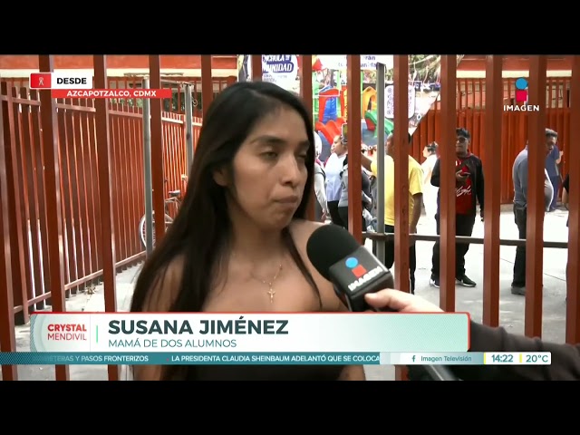 Alerta en secundaria de Azcapotzalco por un alumno presuntamente armado | Noticias con Crystal
