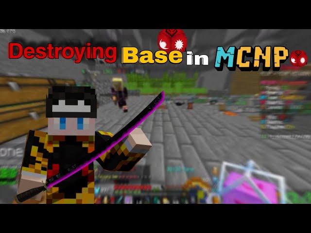 DESTROYING player Base In MCNP Nepali Minecraft Server 🔥 #nepaliminecraft #minecraft