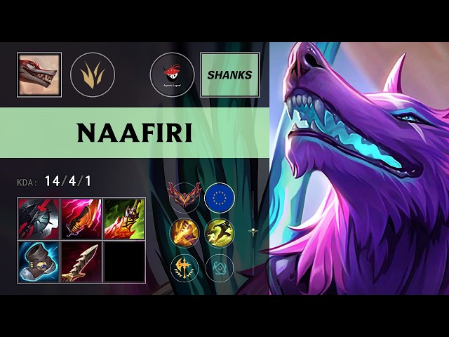 (AL Shanks) Naafiri Jungle vs Elise - EUW Grandmaster Patch 26.14